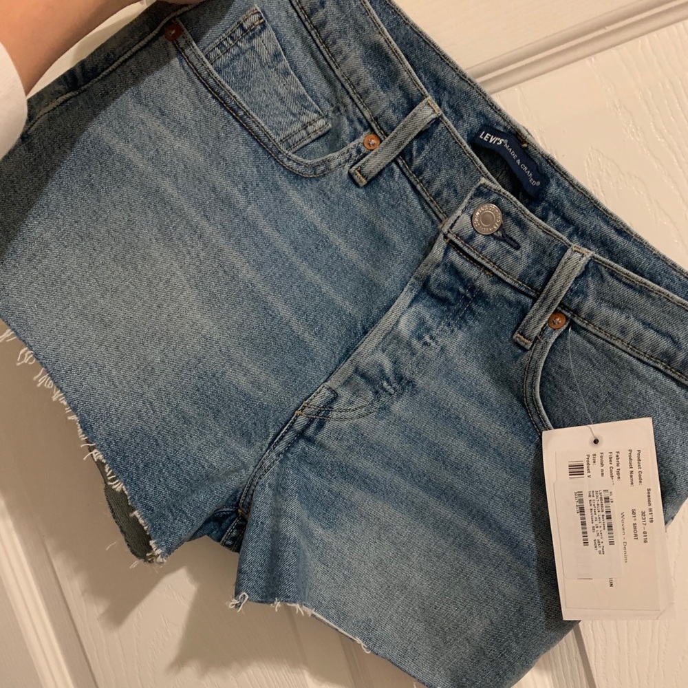 Levi premium Made and Crafted denim shorts